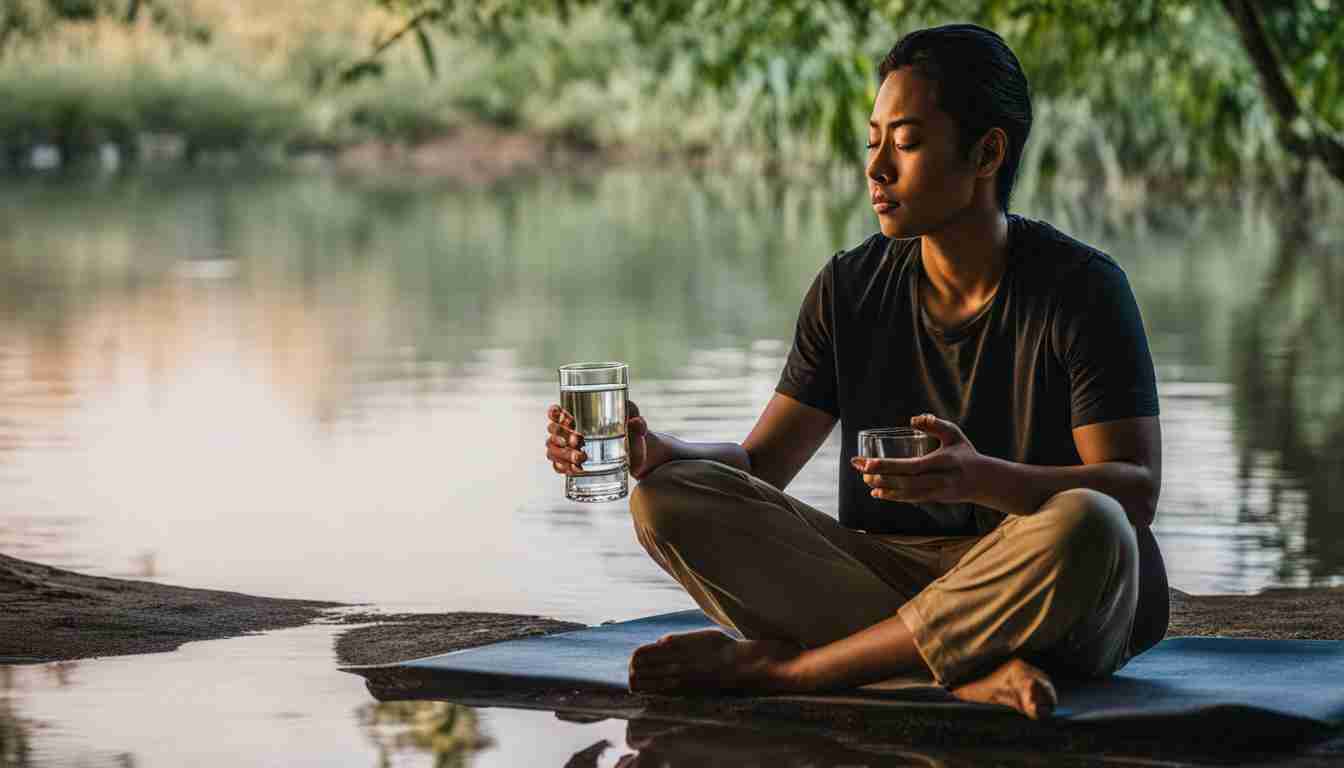 Can I drink water before meditation?