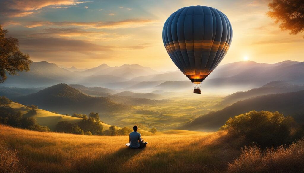 hot air balloon meditation