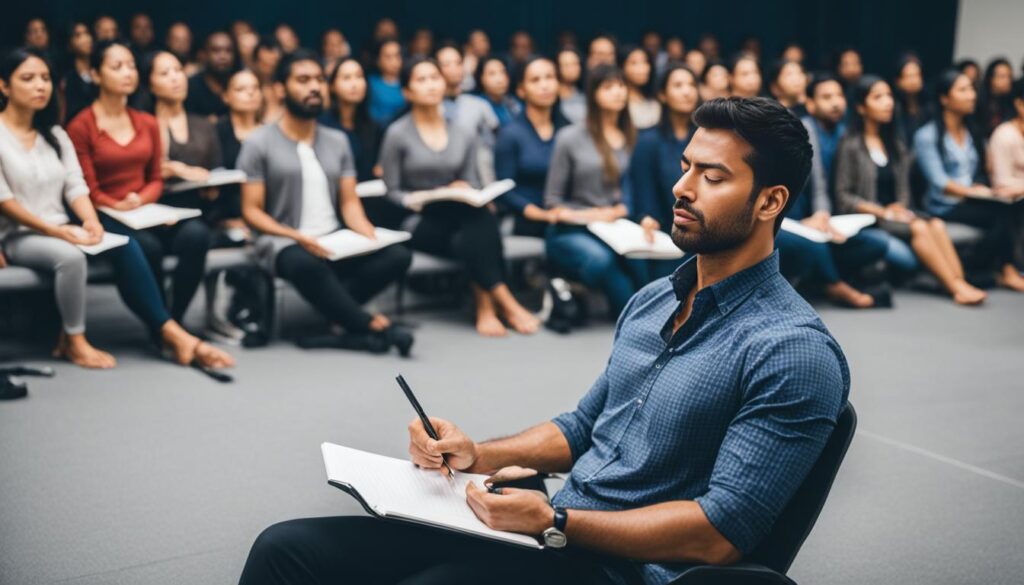 tips for meditating during lectures